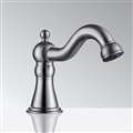 BathSelect Deck Mount Brushed Nickel Commercial Touchless Automatic Sensor Faucet