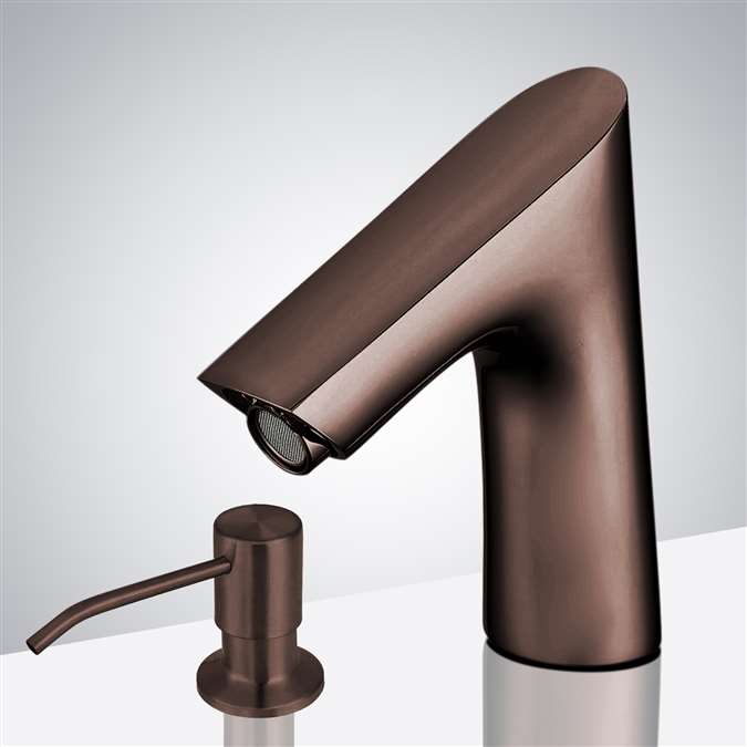 Light Oil Rubbed Bronze Bathroom sensor motion faucets