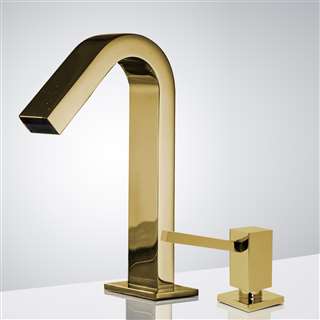 Gold Bathroom sensor motion faucets
