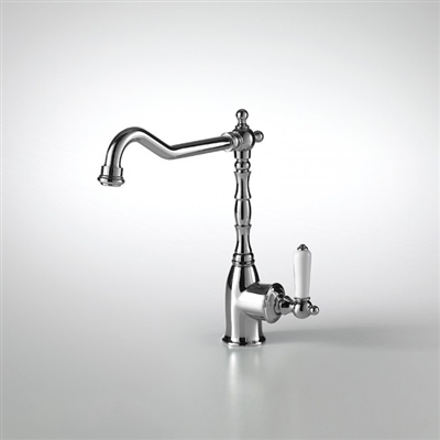 Bathselect Alexandria Chrome Finish Single Handle Kitchen Faucet