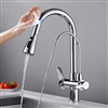 Lima Chrome Intelligent Sensor Kitchen Sink Faucet with Water Filter and Pull Down Sprayer