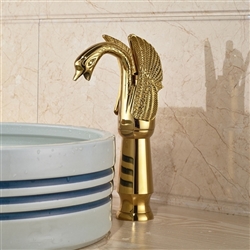 BathSelect Achaia Gold Finish Bathroom Sink Faucet