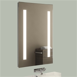 LED Lighted Bathroom Makeup Mirror with Defogger & Sensor Touch Switch