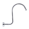 Poitiers S Shaped Shower Arm in Chrome Finish