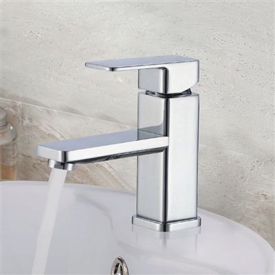 Amiens Single Handle Deck Mount Bathroom Sink Faucet