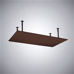 BathSelect Vicenza 20x40in Oil Rubbed Bronze Ceiling Mount Rain Shower Head