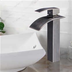Milan Single Handle Deck Mount Bathroom Sink Faucet