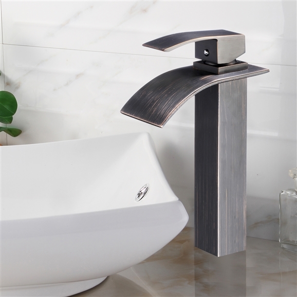 Milan Hospitality Single Handle Deck Mount Bathroom Sink Faucet
