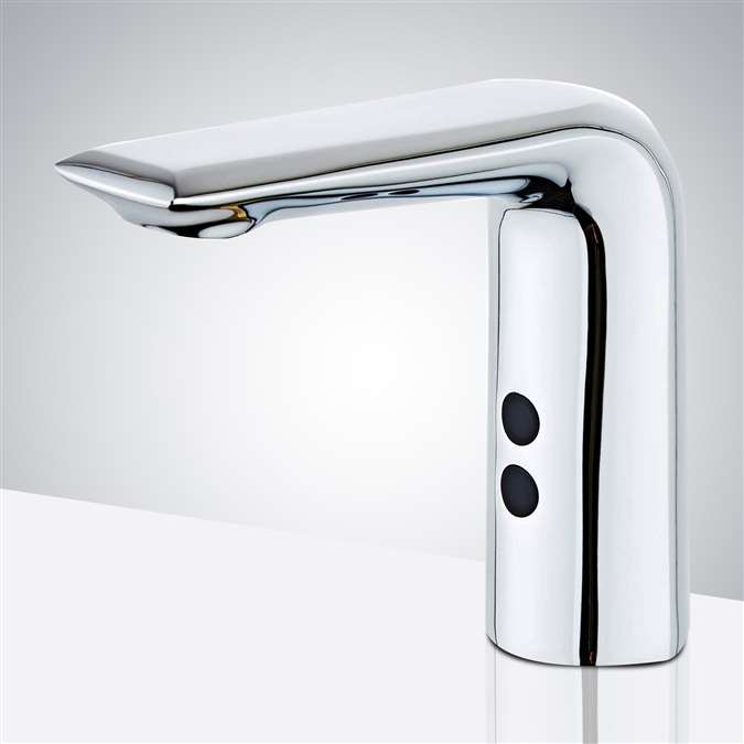 BathSelect Commercial Touchless Automatic Chrome Finish Sensor Faucet