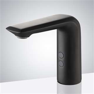 BathSelect Commercial Touchless Automatic Matte Black Finish Sensor Faucet