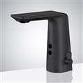 Carpi Commercial Matte Black Infrared Automatic Motion Sensor Sink Faucet