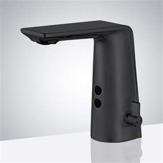 Carpi Commercial Matte Black Infrared Automatic Motion Sensor Sink Faucet