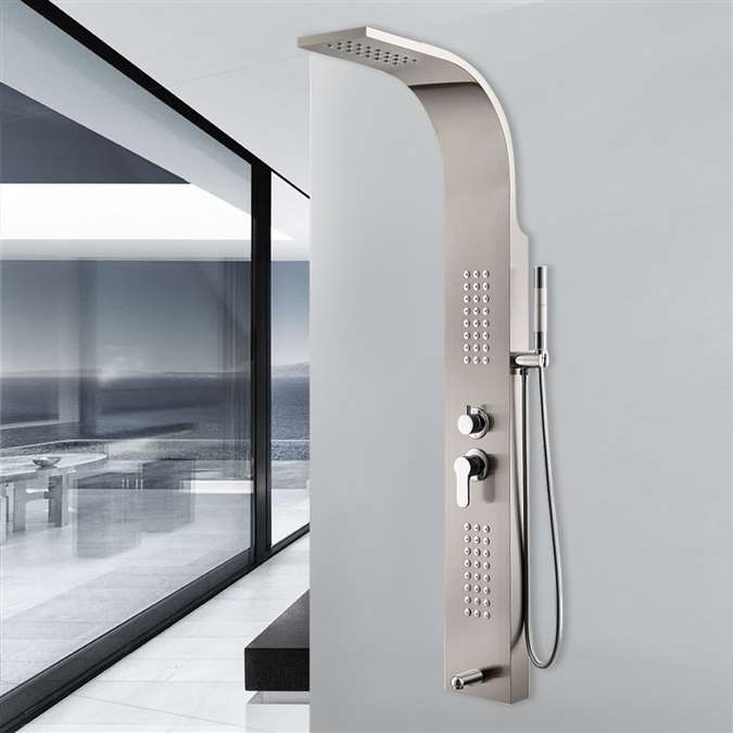 Cordoba Shower Panel with Rain fall & Body Massage Jet