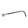 Villeurbanne 15.5" Long Shower Arm with Flange in Chrome Finish