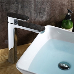 Vicenza Single Handle Deck Mount Bathroom Sink Faucet
