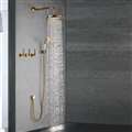Hotel Naples Luxury Gold Shower Set with Hand Shower & Mixer