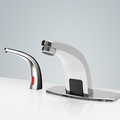 BathSelect Cholet High Quality Motion Sensor Faucet & Automatic Liquid Soap Dispenser for Restrooms in Chrome