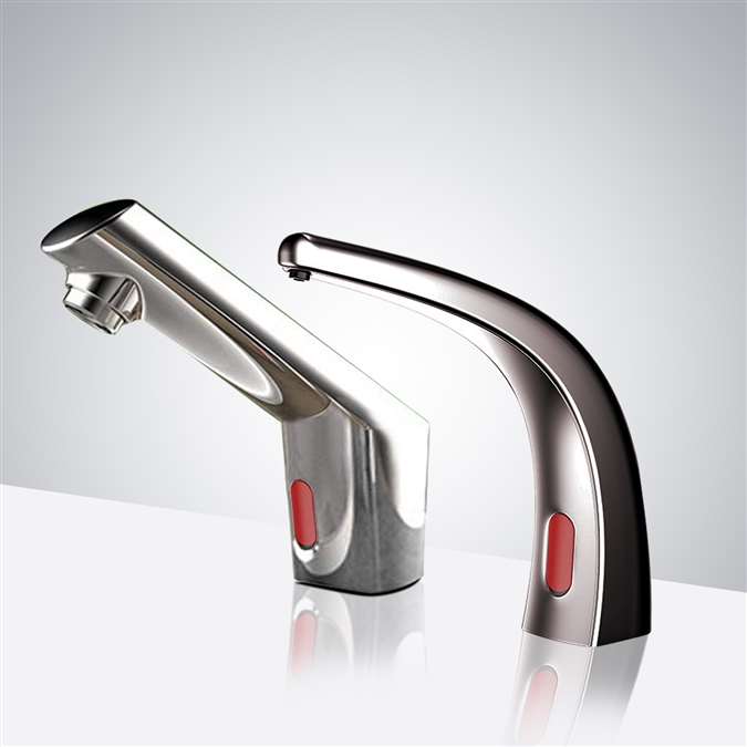 BathSelect Valence Touchless Automatic Commercial Sensor Faucet & Automatic Soap Dispenser in Chrome