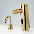 Chatou Motion Sensor Faucet & Automatic Soap Dispenser For Restrooms In Gold
