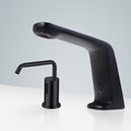 BathSelect Valence Dark Oil Rubbed Bronze Motion Sensor Faucet & Automatic Soap Dispenser For Restrooms