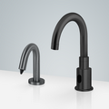 BathSelect Dax Touchless Motion Sensor Faucet & Automatic Liquid Soap Dispenser for Restrooms in Dark Oil Rubbed Bronze