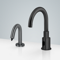 Bronze Touchless Faucet & Soap Dispenser for Commercial Toilets