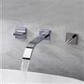 Hotel Dual Handle Chrome Finish Wall Mount Vessel