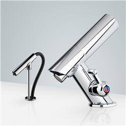 BathSelect Deauville Hotel Motion Sensor Faucet & Automatic Soap Dispenser for Restrooms in Chrome