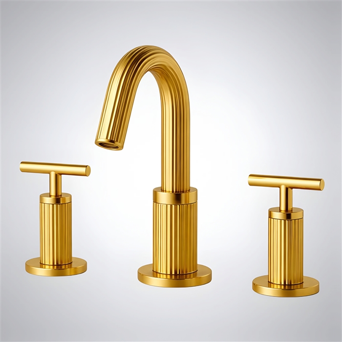 BathSelect Stria Arc Collection™ – Gold Widespread
