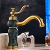 Malta Single Handle Gold Marble Finish Bathroom Sink Faucet || Bath Tubs Malta