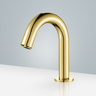 Brio Commercial Gold Touchless Volume Automatic Sensor Hands Free Faucet