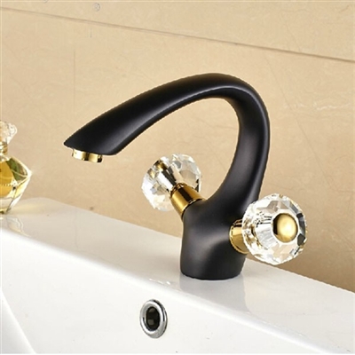 Reggio Oil Rubbed Bronze Dual Handle Bathroom Sink Faucet