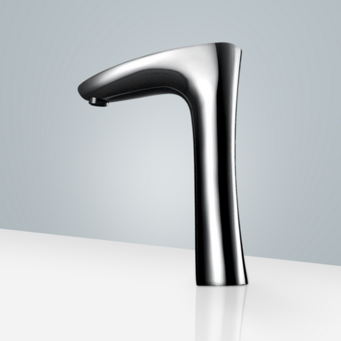Verna Commercial Automatic Cutting-Edge Intelligent Digital Touch Chrome Faucet