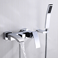 Delphi Water Fall Bath Tub Faucet & Handheld Shower with Hot and Cold Mixer