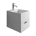 Milan Rectangular Wall Hung Multi-Color Vessel Sink