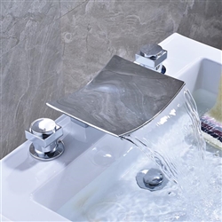 Milan Hospitality Dual Handle Solid Brass Bathroom Sink Faucet