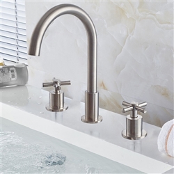 Florence Hotel Dual Handle Solid Brass Bathroom Sink Faucet