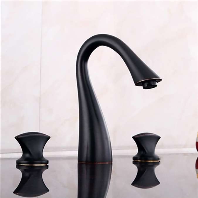 Toledo Hostelry Dual Handle Deck-Mount Bathroom Sink Faucet