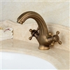 Naples Antique Double Handle Bathroom Sink Faucet