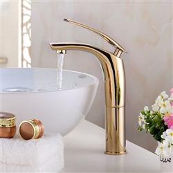 Taranto Deck Mount Single Handle Faucet with Hot/Cold Water Mixer