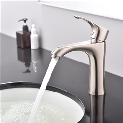 Monza Single Handle Bathroom Sink Faucet with Hot/Cold Mixer