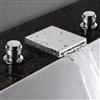 Chrome Widespread Sink Faucet
