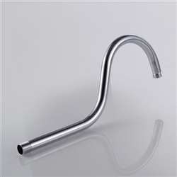Calais 14" Shower arm with Flange in Chrome Finish