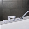 Naples Triple Handle Solid Brass Bathtub Faucet