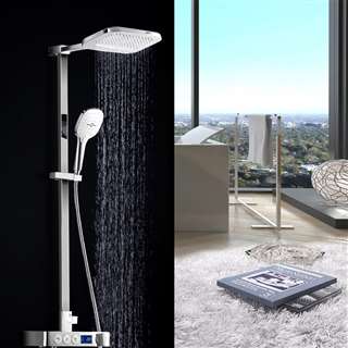 Florence Wall Mount Shower Set with Digital Mixer