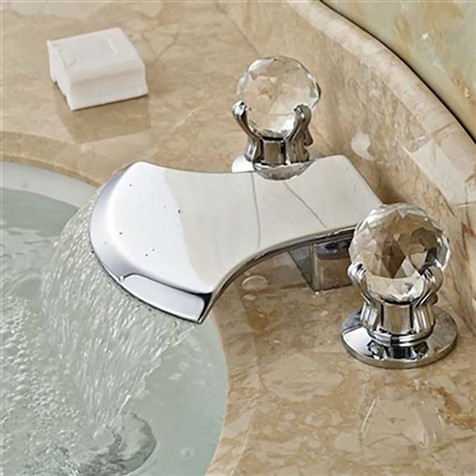 Faucet Sale Polished Chrome Waterfall Sink Faucet