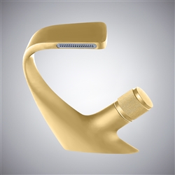 BathSelect Nuvra Arc™ – Brushed Gold Water Tap