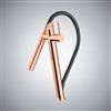 BathSelect Pluie Rose Gold Pull-Out Magnetic Suction Kitchen Faucet