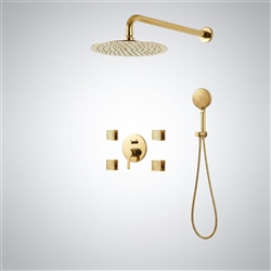 BathSelectPrismAura™ – Brushed Gold Expose