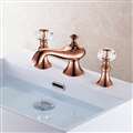 Metz Rose Gold Lavatory Sink Faucet